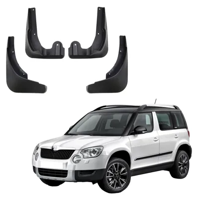 Obrázok produktu pre J&J AUTOMOTIVE | Zásterky, lapače nečistôt pre Yeti 2009-2013 4ks