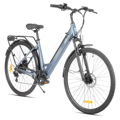 Produktbild von Hiland 28-Zoll-Elektro-Mountainbike für Erwachsene, leichter Aluminiumrahmen, 7-Gang, hydraulische Scheibenbremsen, 250-W-Motor, 36-V-Akku mit 10,4 Ah