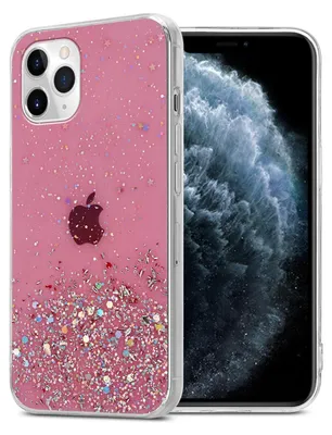 Obrázok produktu pre Cadorabo Puzdro pre Apple iPhone 11 Ochranné puzdro v ružovej farbe Puzdro na mobilný telefón TPU puzdro Glitter Cover Case Glitter