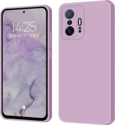 Produktbild von Hülle für Xiaomi 11T / 11T Pro Case Cover Bumper Silikon Softgrip Schutzhülle Farbe: Lila