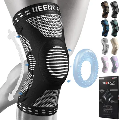 Productafbeelding van Kniebrace met Patella-Gelpads en Stabilisatie voor Gewrichtspijn