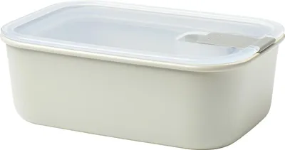 Produktbild von Mepal – Frischhaltedose EasyClip – Schüssel mit Deckel & Klickverschluss – Geeignet für Mikrowelle, Dampfgarer, Kühl- und Gefrierschrank – Luftdicht & auslaufsicher – 1000 ml – Nordic white