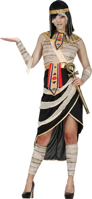 Produktbild von Cleopatra Mumie Nephra Kostüm Damen Ägypten Halloween Mumienkönigin