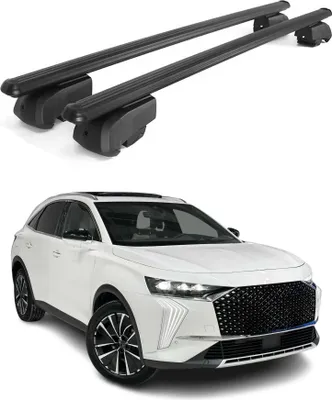 Immagine prodotto di Barre portatutto trasversali per DS7 Crossback / DS 7 2017-2025 in alluminio nero