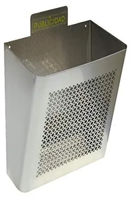 Briefkasten aus Edelstahl, 8 Liter, Wandmontage, 31x22x19 cm