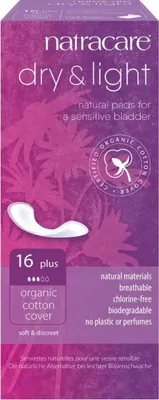 Obrázek produktu pro NATRACARE Inkontinenční vložky Plus 16 ks