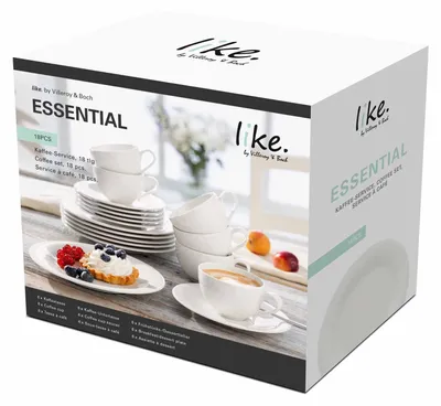 Produktbild von Villeroy & Boch Essential Kaffee-Set 18tlg EC