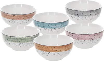 Zdjęcie produktu dla Tognana IRIS SIENNA Zestaw 6 misek 14 cm