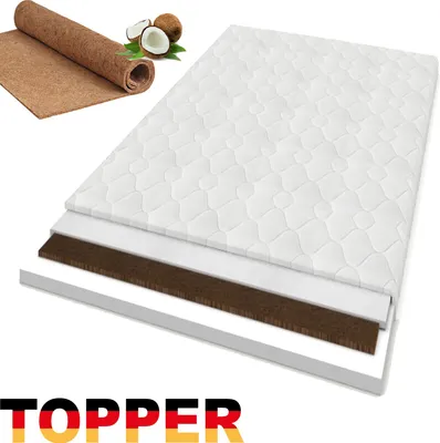 Produktbild von Matratze TOPPER Kaltschaum kokos Kaltschaummatratze 80x190cm H3 3cm Höhe