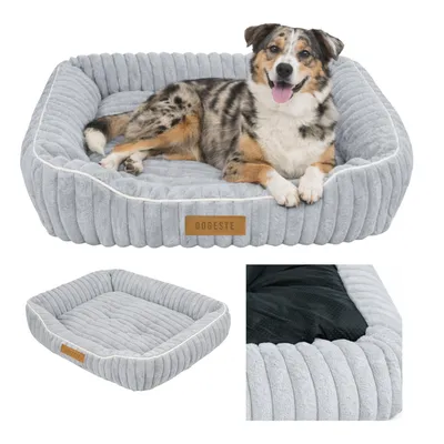Zdjęcie produktu dla Dogeste legowisko dla psa CALMI 85x65x15 cm, sztruks, antypoślizgowe