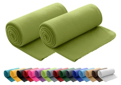 Immagine prodotto di Set di 2 coperte in pile con trattamento antipilling