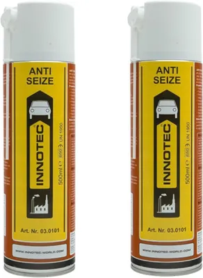 Immagine prodotto di 2 pezzi di spray al rame Innotec Anti Seize - Il lubrificante al rame semplifica lo smontaggio - agente distaccante resistente alle alte pressioni, impedisce l'incrostazione