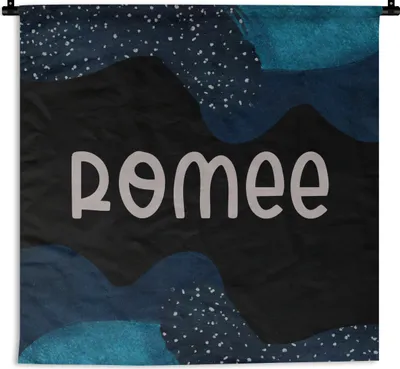 Produktbild von MuchoWow® Wandteppich Wandbehang Romee - Pastell - Mädchen 150x150 cm Tapisserie Dekoration Wandtuch - Wohnaccessoires - Modernes