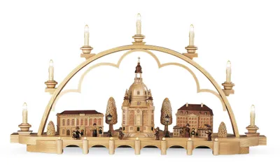Produktbild von Schwibbogen Alt Dresden (80cm) von Müller Kleinkunst