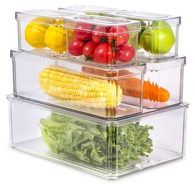 Obrázok produktu pre Sada 7 úložných boxov do chladničky s vekom