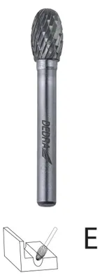 Immagine prodotto di Fresa ovale E12x20mm, gambo 6mm