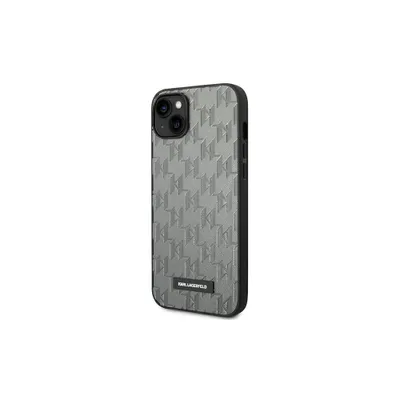 Immagine prodotto di Karl Lagerfeld Klhcp14Ssaklhpg Iphone 14 / 15 / 13 6,1 Hardcase Szary/Grey Saffiano Mono Metal Logo