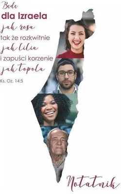 Obrázek produktu pro Notatnik B6 Będę dla Izraela jak rosa