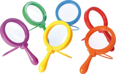 Produktbild von EDUPLAY 150119 Hand-/ Standlupe groß (Farbe zufällig, 1 Stück)