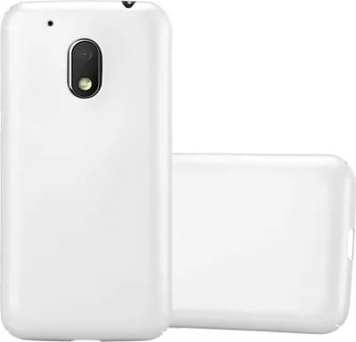 Produktbild von Cadorabo Hülle für Motorola MOTO G4 PLAY Schutzhülle in Silber Hard Case Handy Hülle Etui