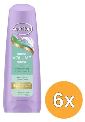 Produktbild von 6x Andrelon Conditioner – Für mehr Volumen 200 ml