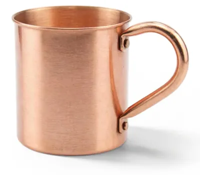 Moscow Mule Becher aus Kupfer, handgehämmert, 450 ml
