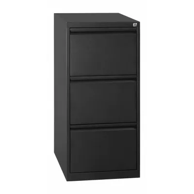 Produktbild von Gürkan Hängeregistraturschrank schwarz 3 Schubladen 40,0 x 62,0 x 101,0 cm