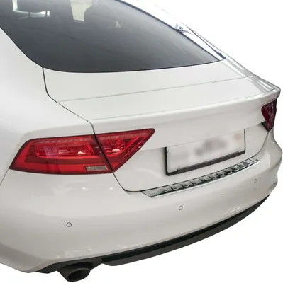 Obrázek produktu pro Chromovaná ochrana nárazníku z nerezové oceli pro AUDI A7 | TYP 4G |2010-2018| se zkosením