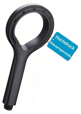 Immagine prodotto di Doccia con getto ad alta pressione e risparmio idrico, soffione manuale con getto a nebbia, materiale ABS
