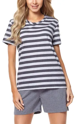 Image de Pyjama pour femme Merry Style MS10-177 (mélange foncé, taille S)