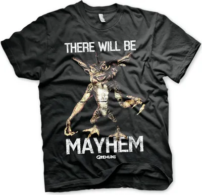 Produktbild von There Will Be Mayhem T-Shirt - Medium - Black