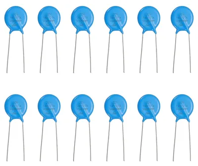Varistor 14D121K, 12 Stück, AC 75 V, 14,5 mm, Überspannungsschutz