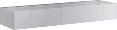 Produktbild von vidaXL Pflanzkübel 280x80x40 cm Verzinkter Stahl
