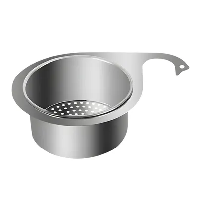 Produktbild von Spülbeckenfilter – Küchenabflusssieb – Edelstahlfilter – Zum Filtern von Küchenabfällen und Waschen von Obst und Gemüse – Silber