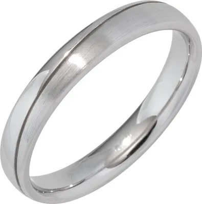 Produktbild von JOBO Partner Ring 925 Sterling Silber rhodiniert mattiert Silberring Größe 70