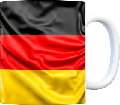 Produktbild von Kaffeebecher mit Deutschlandfahne Motiv Kaffeetasse Tasse