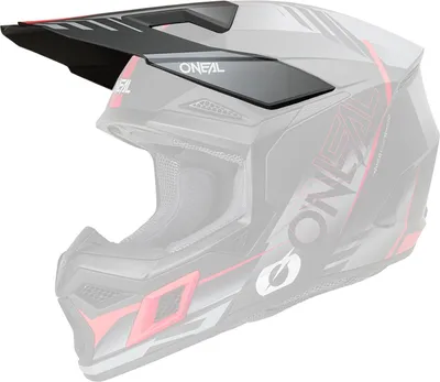 Produktbild von O'NEAL Visor 3SRS Helmet HAZE black/gray/red