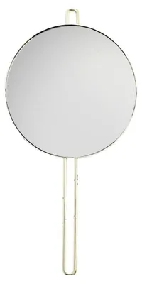 Produktbild von Runder Handspiegel für das Badezimmer, Wandspiegel, Schminkspiegel für Zuhause, Salon und Reisen