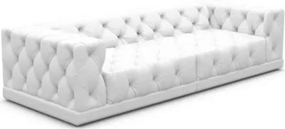 Produktbild von Echtleder 4-Sitzer Couch Meliva Weiß