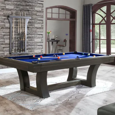 Produktbild von Billardtisch Schieferplatte 7ft Premium, Driftwood-Optik, 230x130 cm, inkl. Montage