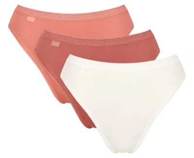 Obrázok produktu pre sloggi 3-pack Basic+ Tai nohavičky Pohodlný strih, perfektne padnúce, príjemné na pokožke