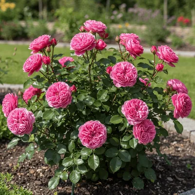 Zdjęcie produktu dla Rosen Pflanzen Leonardo da Vinci - 2 rośliny - byliny, odporne na mróz, wieloletnie - pachnące, prawdziwe róże z Holandii - do ogrodu i do doniczek (bez nasion, nie sztuczne)