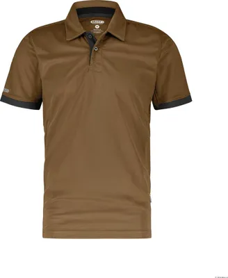 Produktbild von Dassy Poloshirt Traxion 710026 PES44 Gr. 4XL lehmbraun/anthrazitgrau