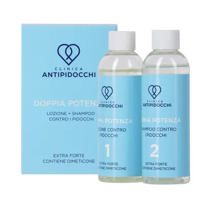 Immagine prodotto di Clinica Antipidocchi Shampoo antipidocchi premium con lozione ad alto dosaggio per adulti e bambini, trattamento efficace a base di dimeticone