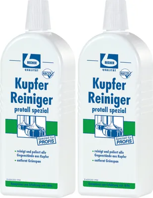 Produktbild von Dr. Becher Kupfer Reiniger 500ml für Braukessel Theken aus Kupfer (2er Pack)