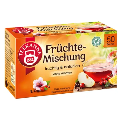 Produktbild von Teekanne Früchte Mischung aromatisch und erfrischend 50 Teebeutel 150g