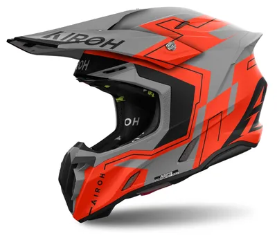 Produktbild von Airoh Helm Twist 3 Dizzy matt-grau/schwarz-orange - Größe XS