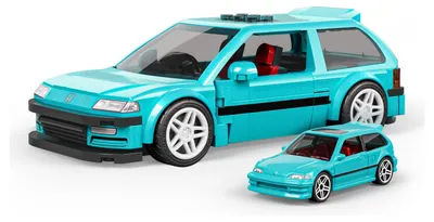 Produktbild von Mattel Brick Shop Hot Wheels Custom ’90 Honda Civic EF Bauspielzeugset (248 Teile), für Sammler, Bausatz, 10 Jahr(e), Kunststoff, Metall, 248 Stück(e), 538,9 g
