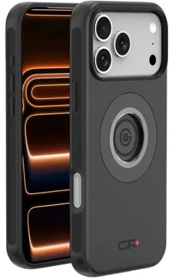 Productafbeelding van Telefoonschaal voor iPhone 18 Pro / 17 Pro met snelkoppelingssysteem en MagSafe, GRXPLORE GR-M66, zwart