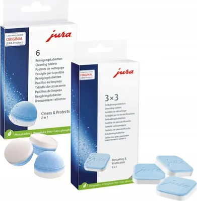 Produktbild von Jura tablety na odstraňování vodního kamene + čisticí tablety 61848 62715